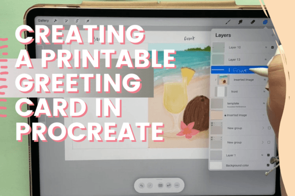 Download Learn How to Create a Printable Greeting Card in Procreate - How to create Collection