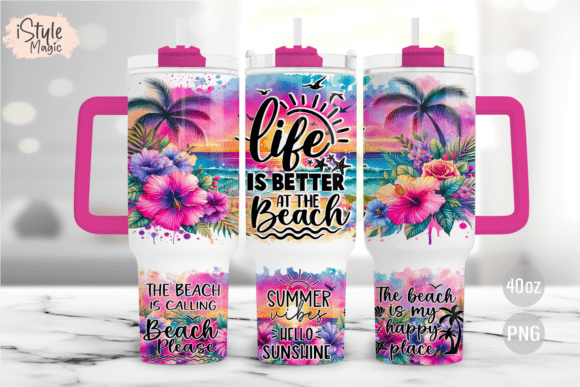 Download Life is Better at the Beach 40oz Tumbler - 40oz Collection