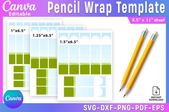 Download Pencil Label Template, Editable Canva - Label template Collection