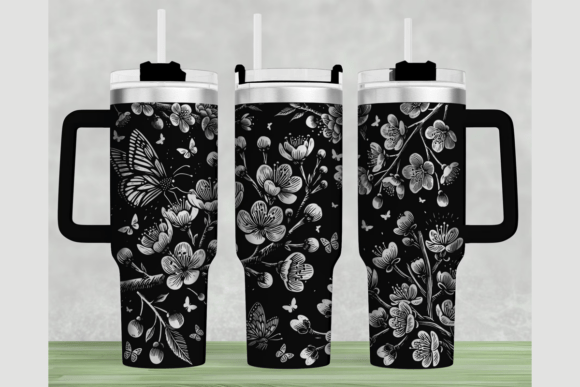 Download Cherry Blossoms 40oz Laser Tumbler Wrap - 40oz Collection