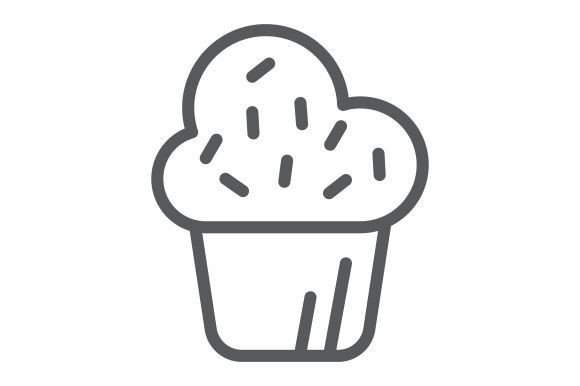 Download Muffin Line Icon - Premium Resources
