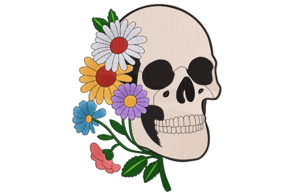Download Floral Skull - Premium Resources