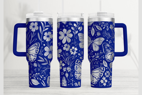 Download Butterfly 40oz Laser Tumbler Wrap SVG - 40oz Collection